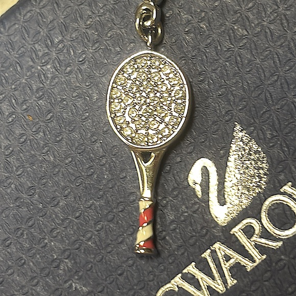 Swarovski Tennis Racket Charm - Picture 4 of 4